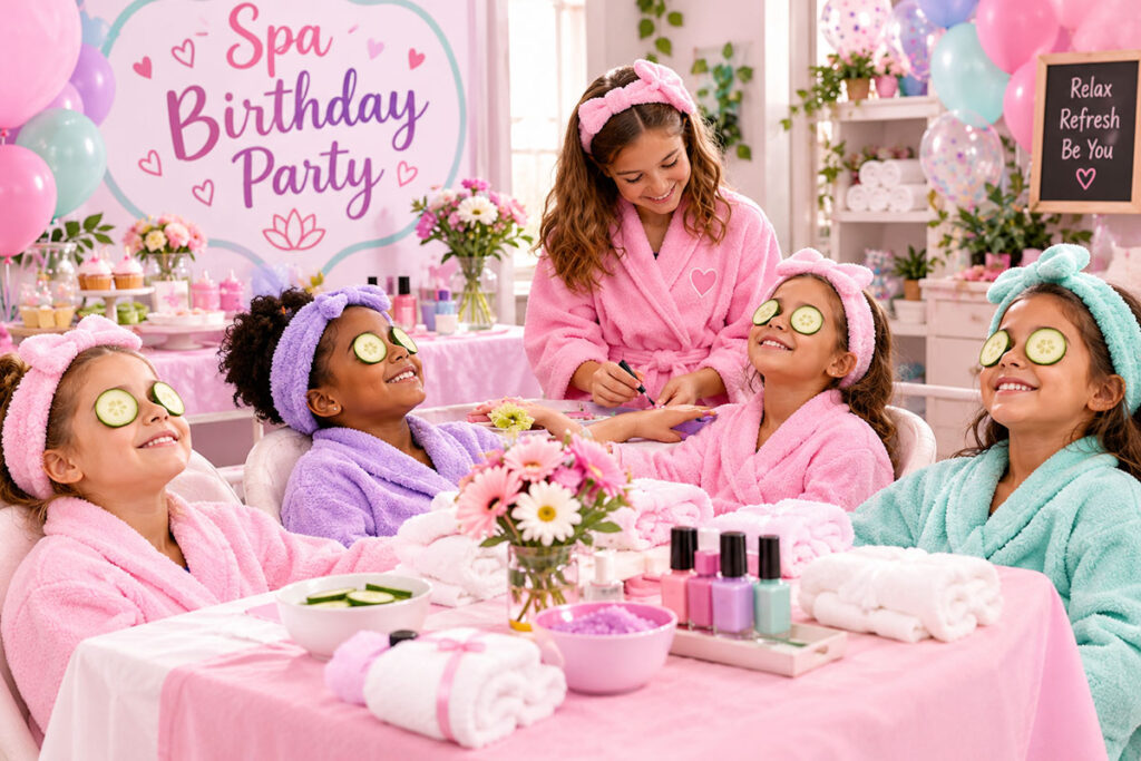 Spa Birthday Party for Kids
